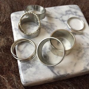 Ring Set in metallic